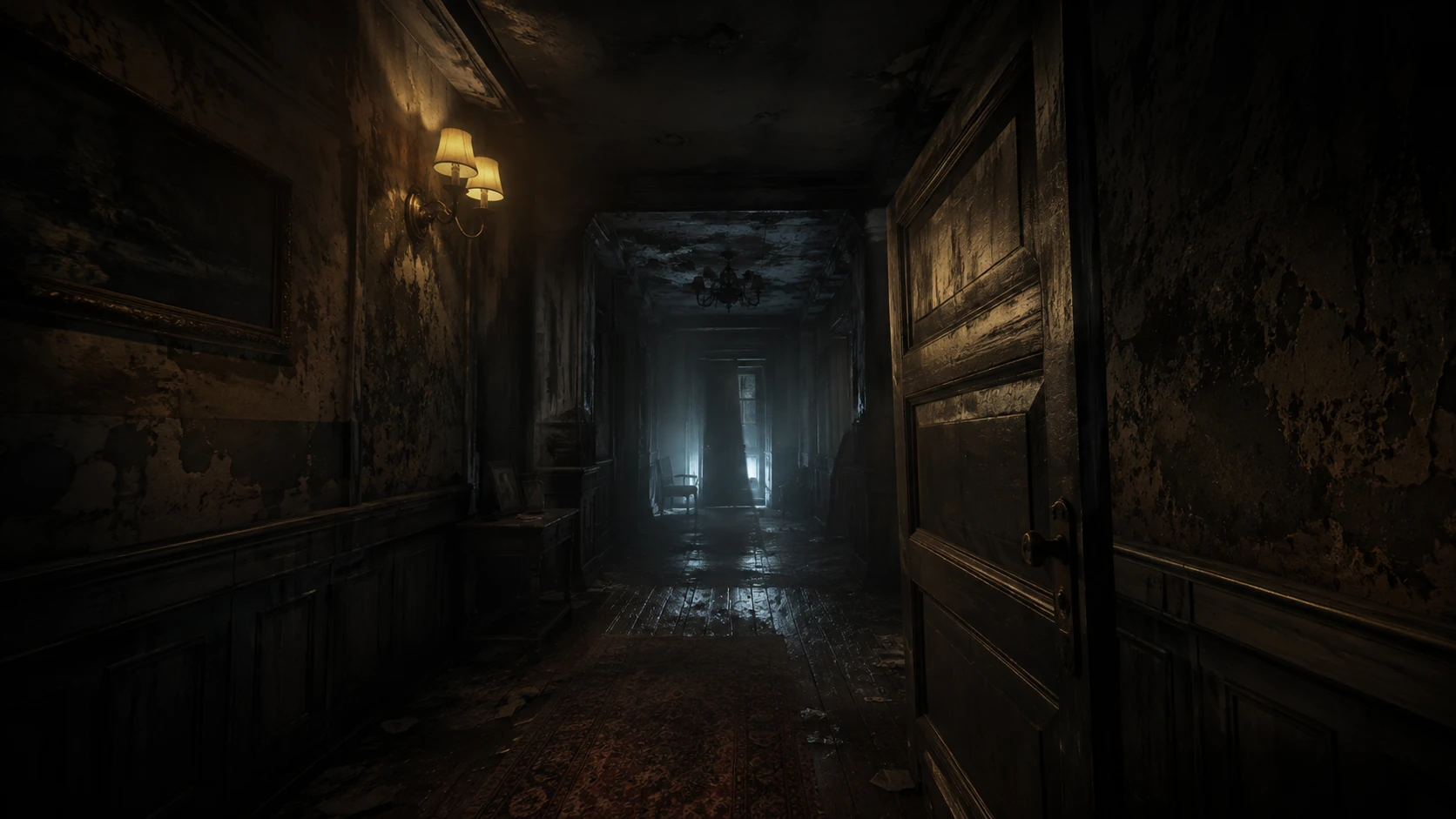 Horror adventure VR experience — narrative exploration and puzzle mechanics by Infinity VR
